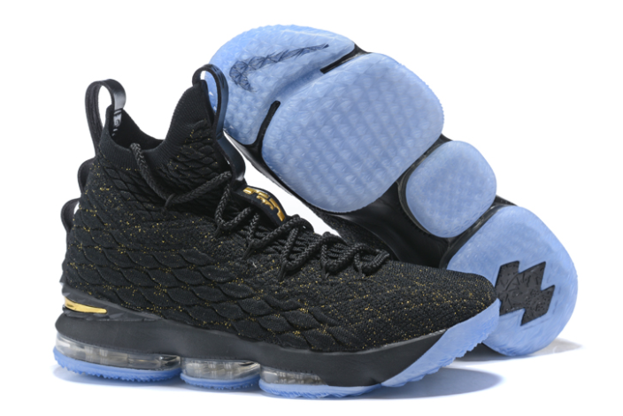 Nike LeBron 15 Black Metallic Gold